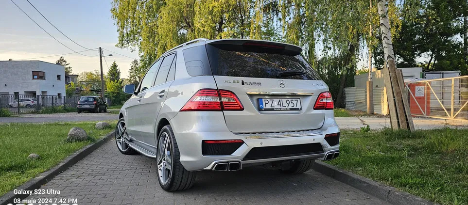 samochody osobowe Mercedes-Benz ML cena 155000 przebieg: 163000, rok produkcji 2014 z Swarzędz